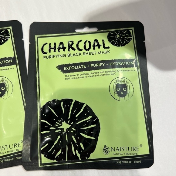 Naisture Charcoal Face Mask Bundle - Picture 2 of 5